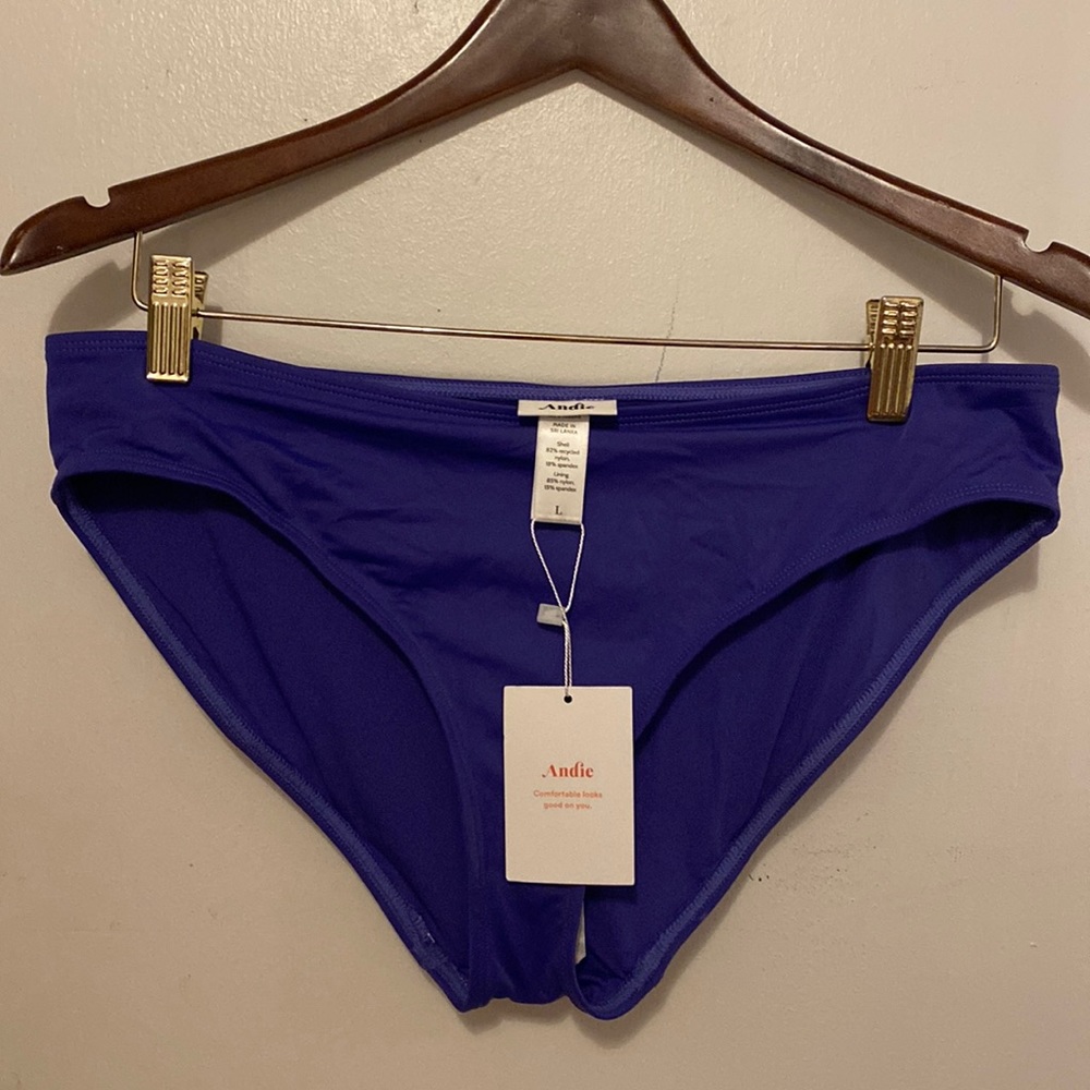Andie swim bikini bottoms large new with tags